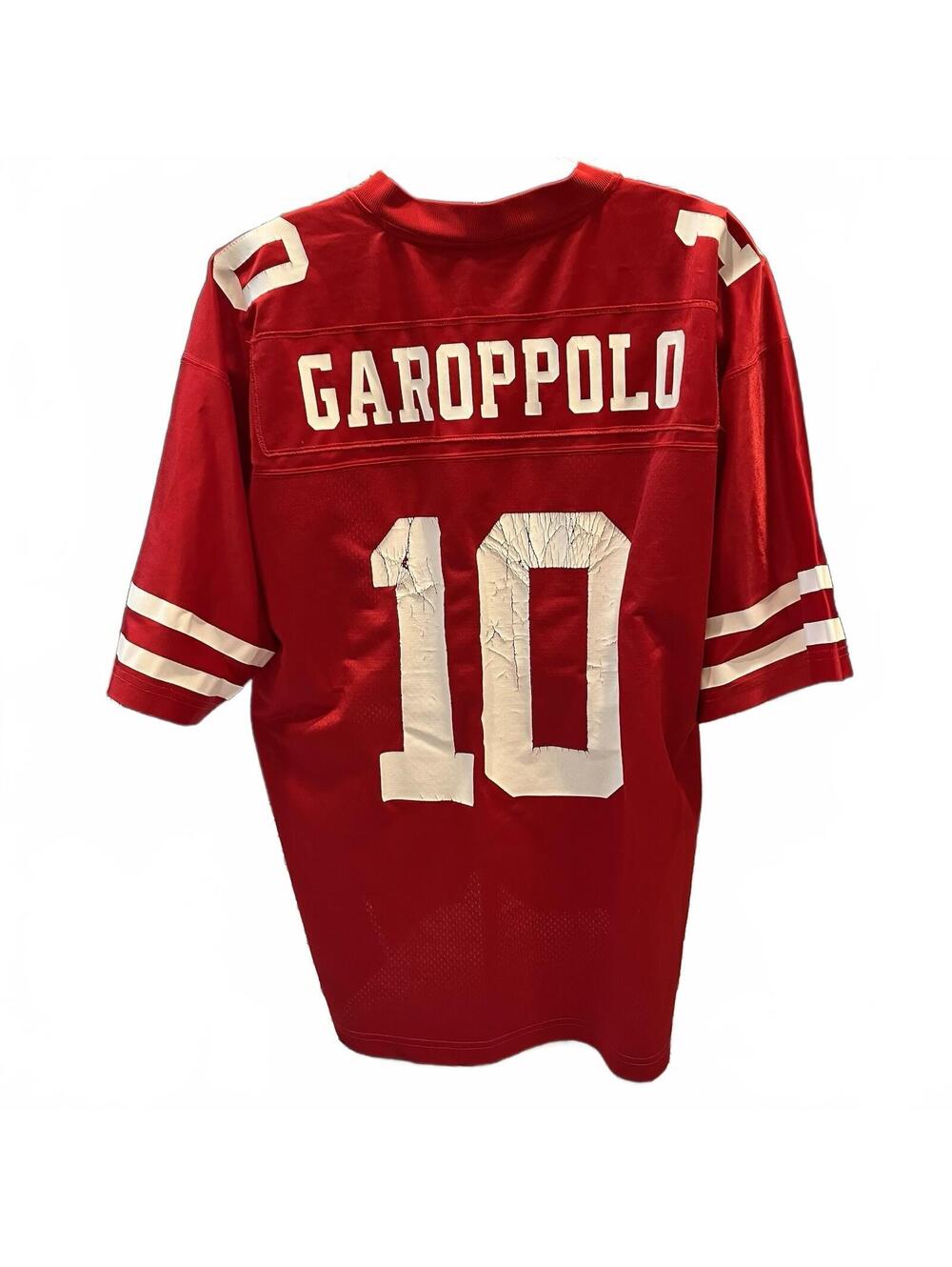NFL Pro Line San Francisco 49ers Jimmy Garoppolo 10 Jersey Red L Football